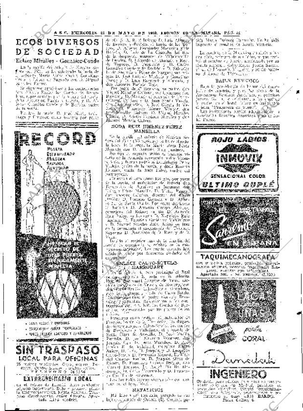 ABC MADRID 13-05-1959 página 54