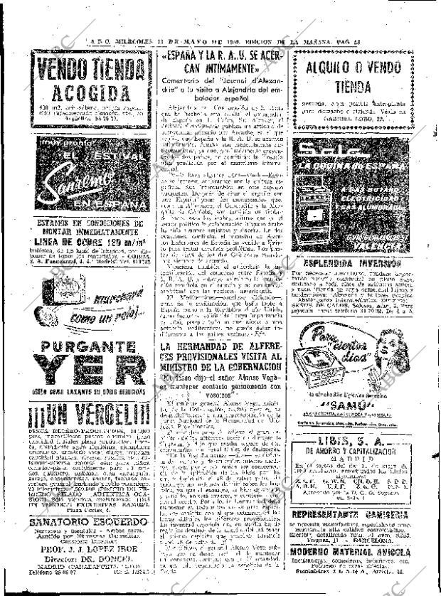 ABC MADRID 13-05-1959 página 58