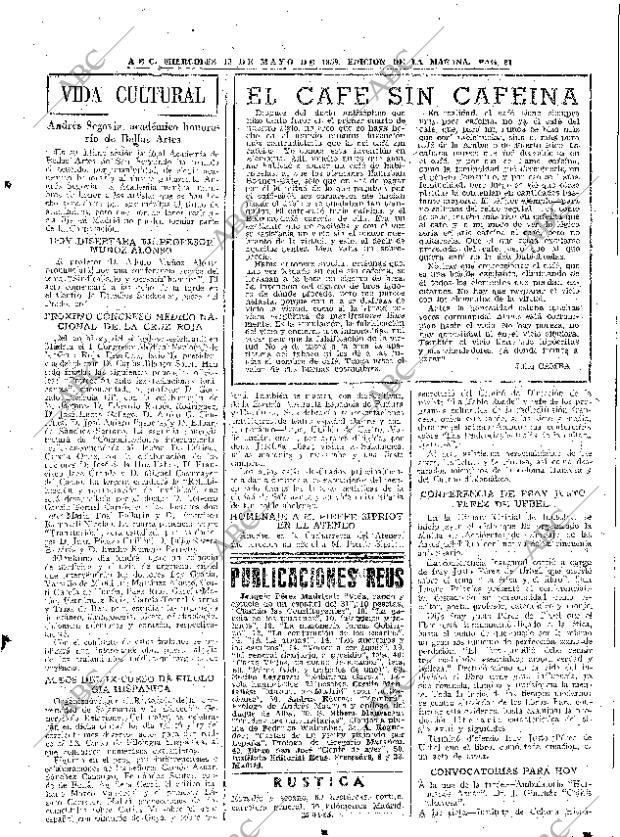 ABC MADRID 13-05-1959 página 61