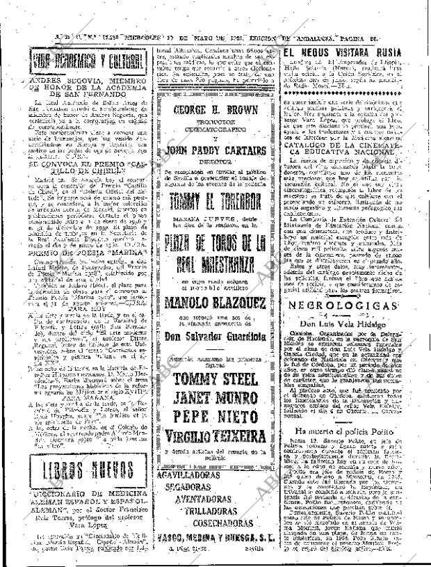 ABC SEVILLA 13-05-1959 página 28