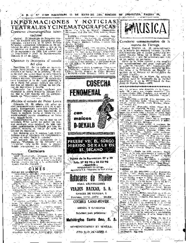 ABC SEVILLA 13-05-1959 página 34