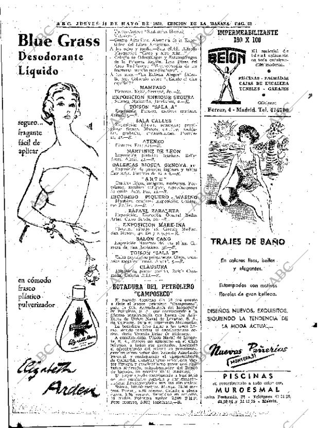 ABC MADRID 14-05-1959 página 62