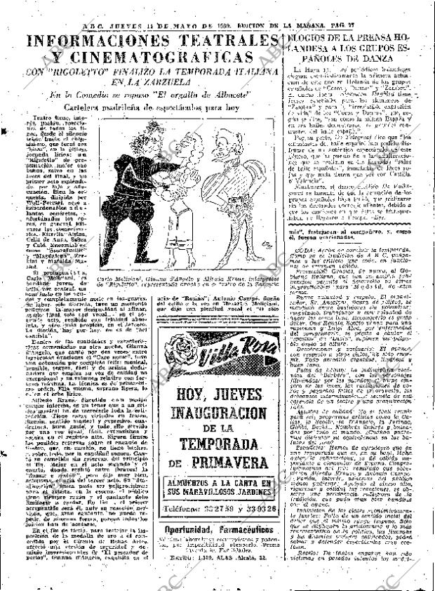 ABC MADRID 14-05-1959 página 77