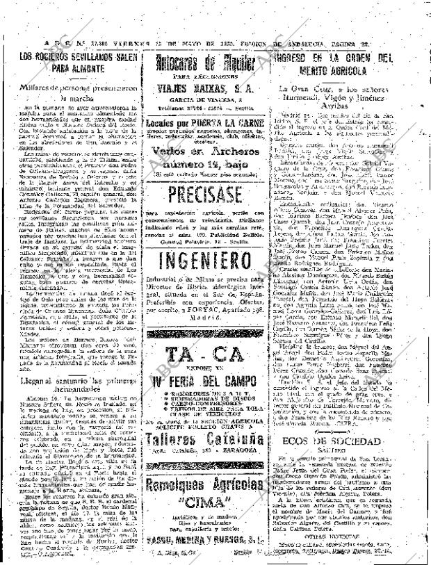 ABC SEVILLA 15-05-1959 página 22