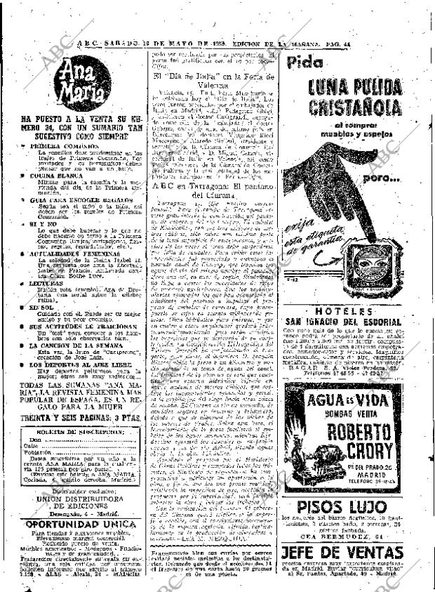 ABC MADRID 16-05-1959 página 44