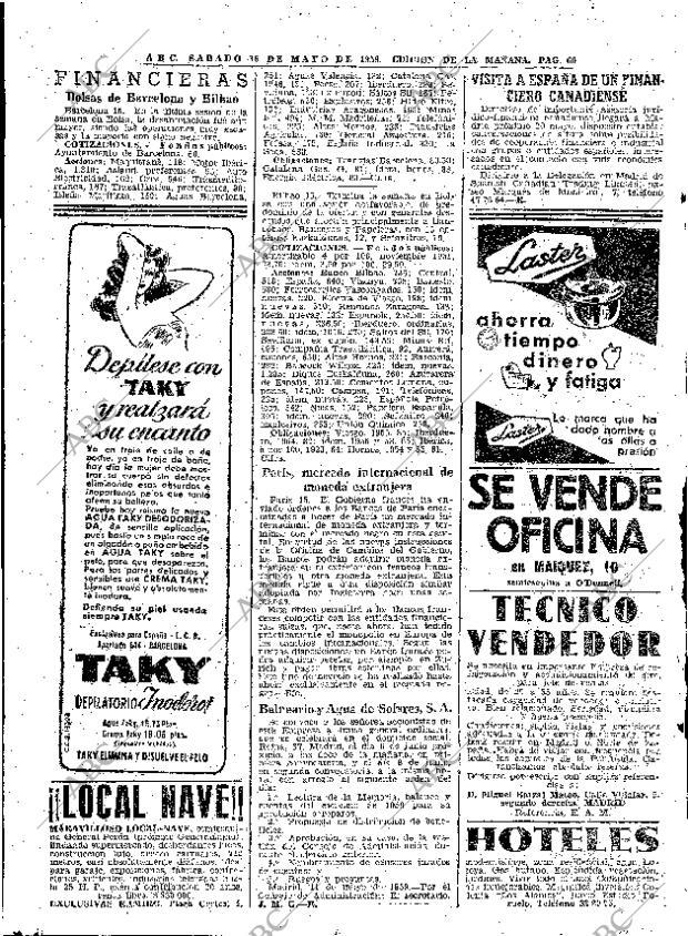 ABC MADRID 16-05-1959 página 60