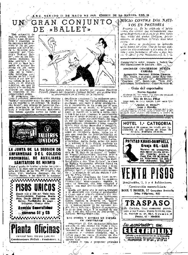 ABC MADRID 16-05-1959 página 64