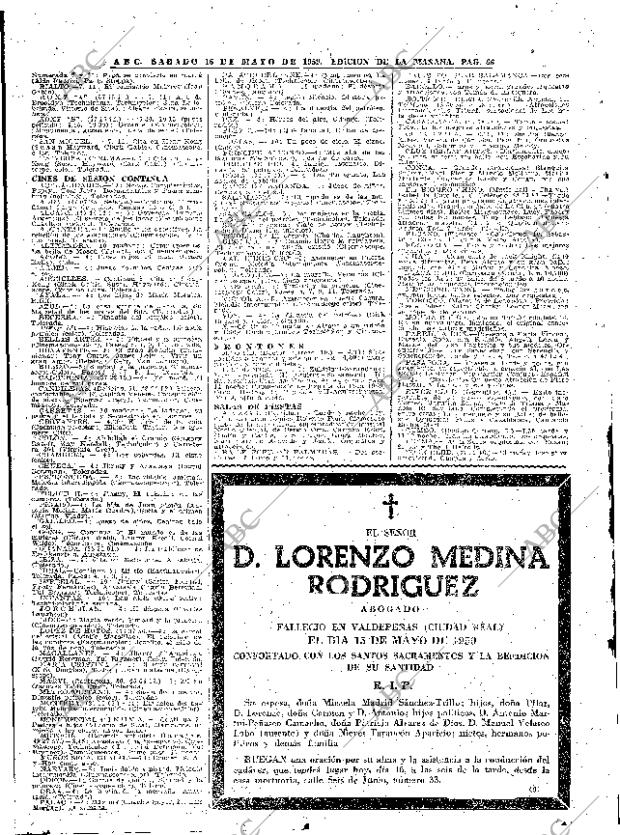 ABC MADRID 16-05-1959 página 66