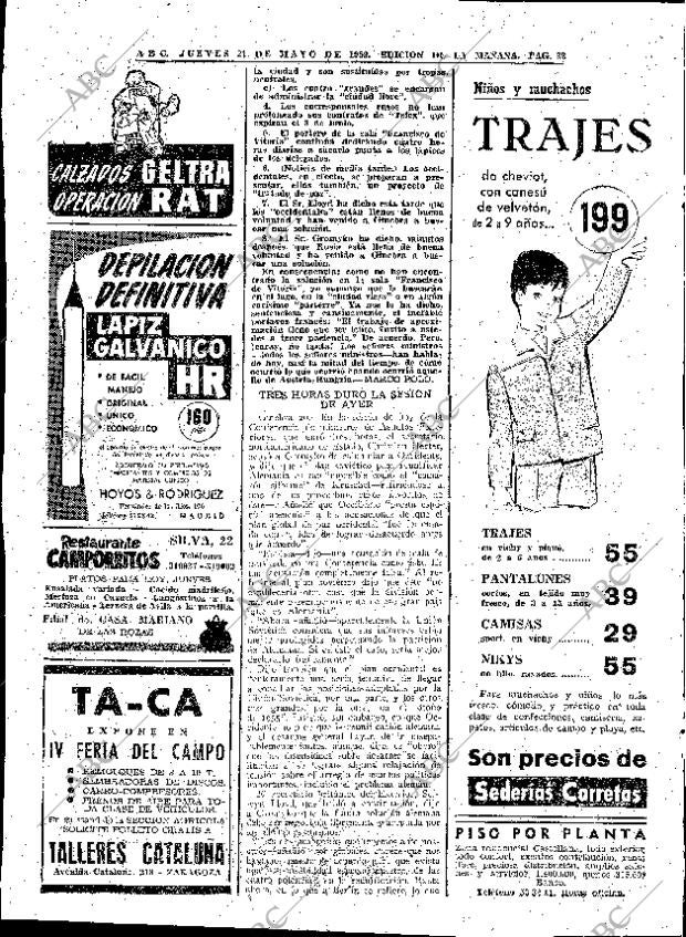 ABC MADRID 21-05-1959 página 32