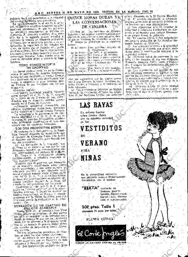 ABC MADRID 21-05-1959 página 33