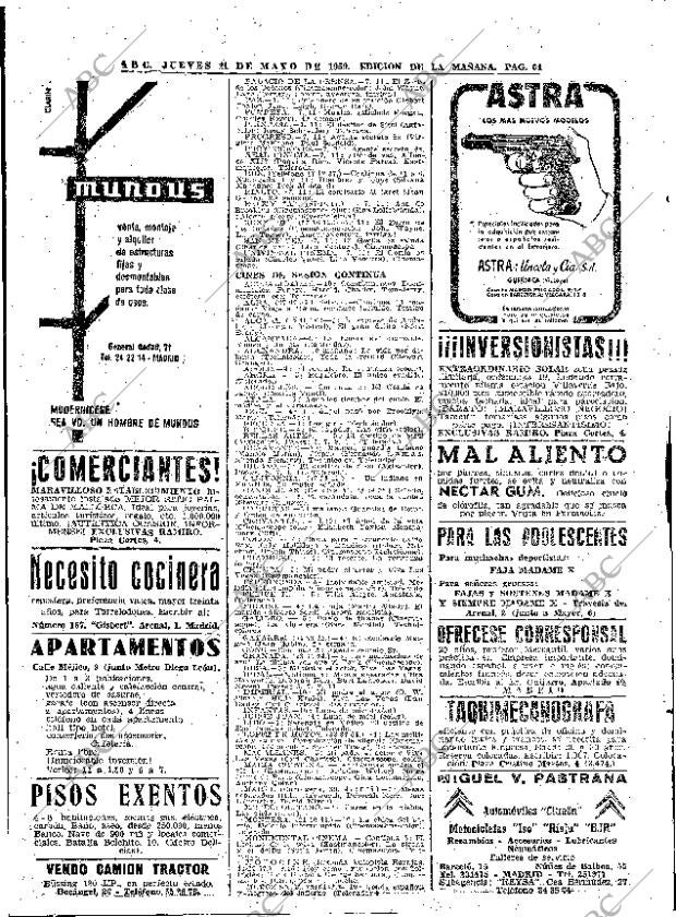 ABC MADRID 21-05-1959 página 64