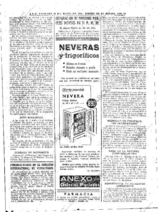 ABC MADRID 22-05-1959 página 56