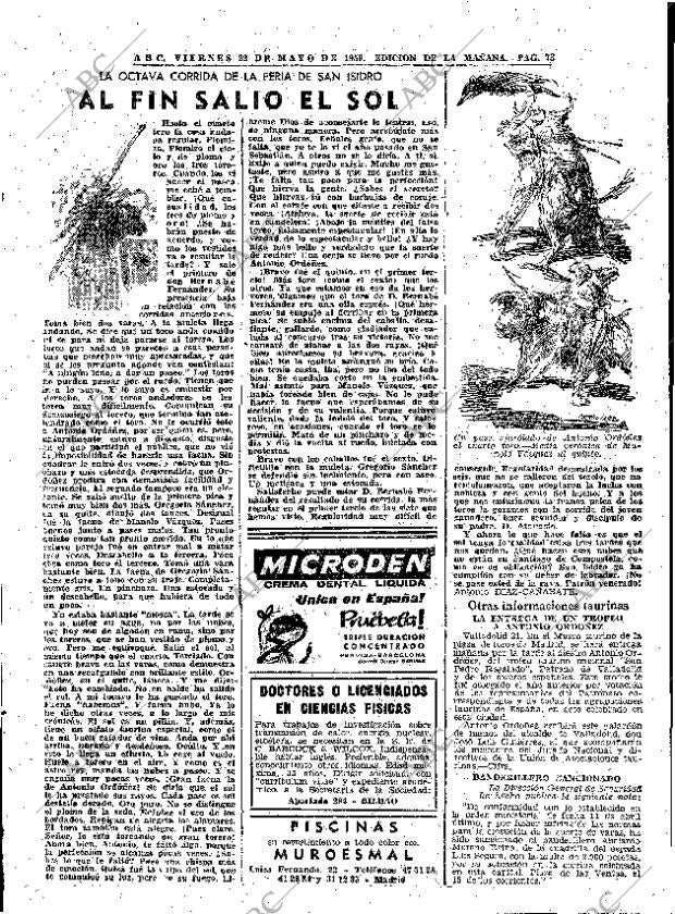 ABC MADRID 22-05-1959 página 73
