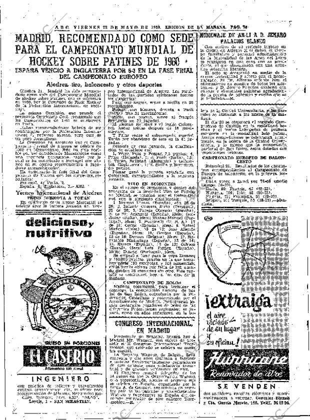 ABC MADRID 22-05-1959 página 76