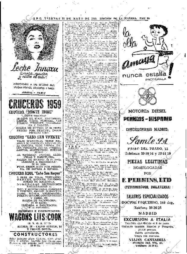 ABC MADRID 22-05-1959 página 80