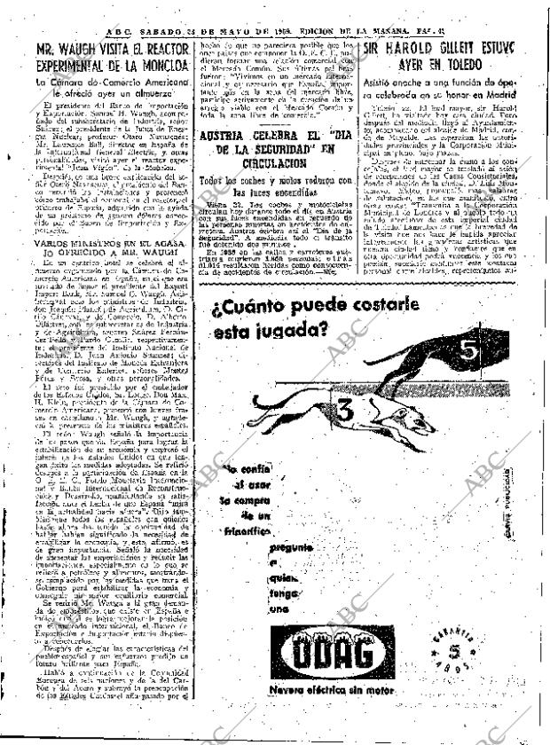 ABC MADRID 23-05-1959 página 43