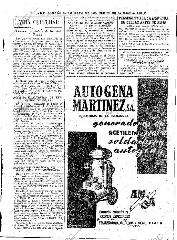 ABC MADRID 23-05-1959 página 47