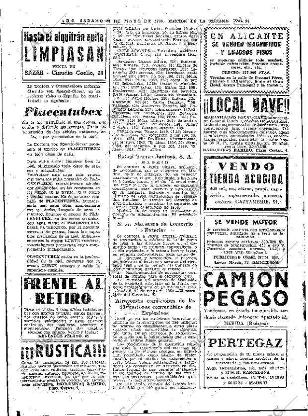 ABC MADRID 23-05-1959 página 54