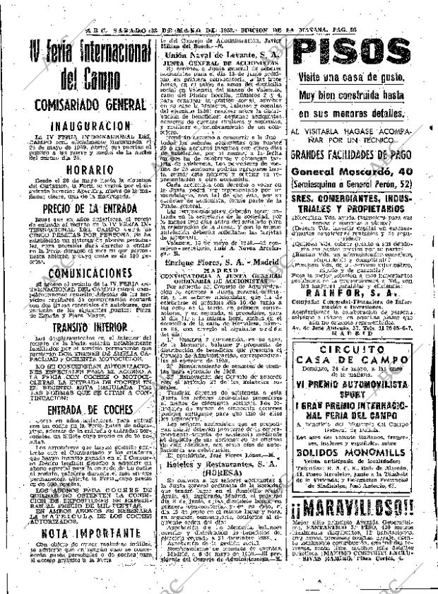 ABC MADRID 23-05-1959 página 56