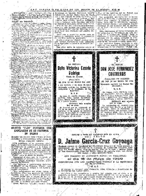 ABC MADRID 23-05-1959 página 69