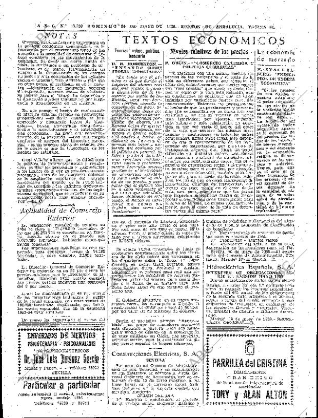ABC SEVILLA 24-05-1959 página 62