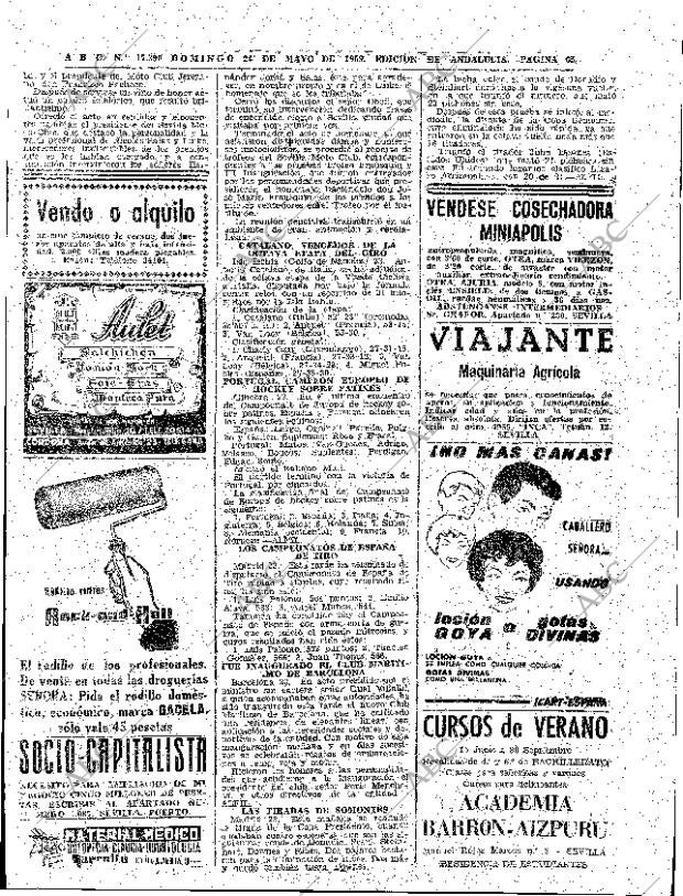 ABC SEVILLA 24-05-1959 página 65