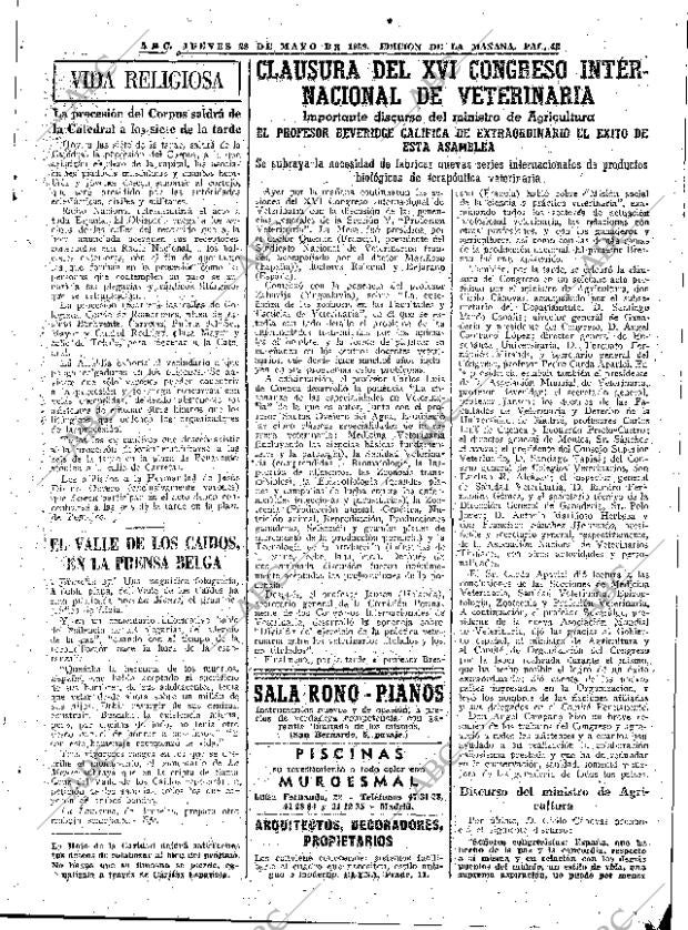 ABC MADRID 28-05-1959 página 43