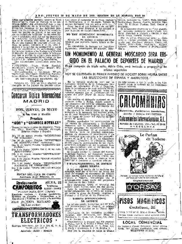 ABC MADRID 28-05-1959 página 60