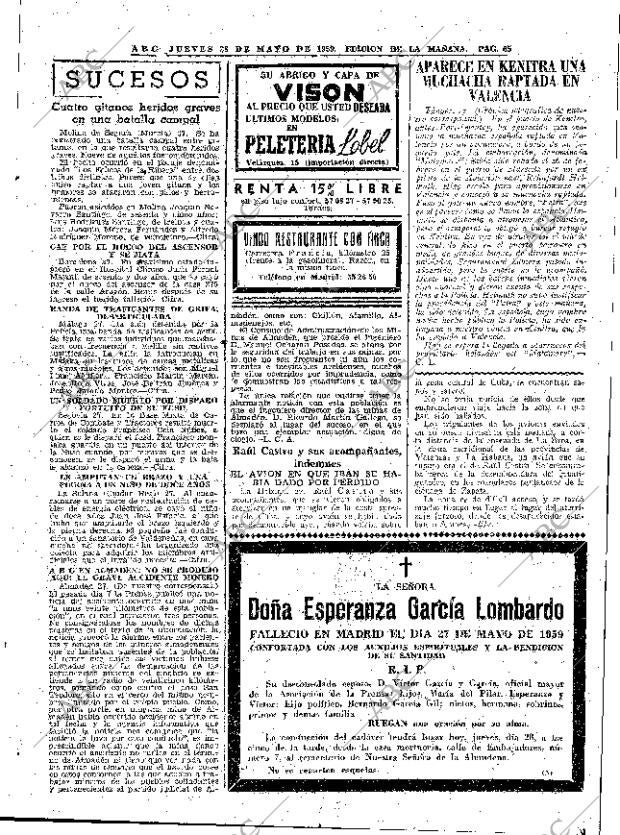 ABC MADRID 28-05-1959 página 65