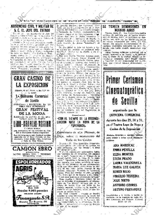 ABC SEVILLA 28-05-1959 página 20