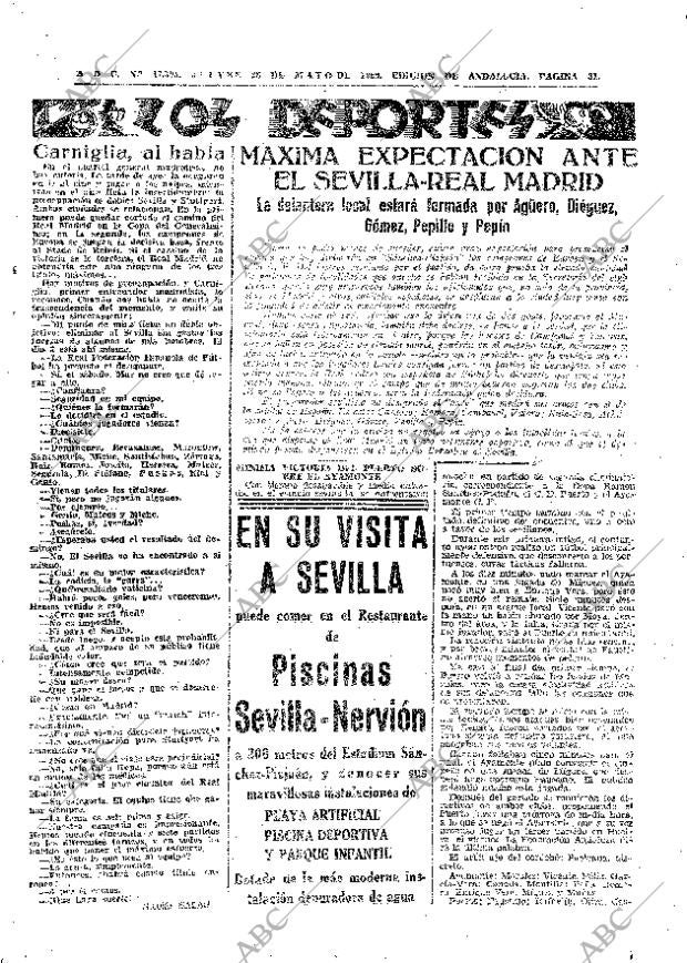 ABC SEVILLA 28-05-1959 página 31