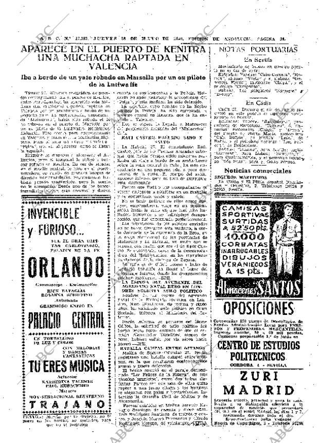 ABC SEVILLA 28-05-1959 página 34