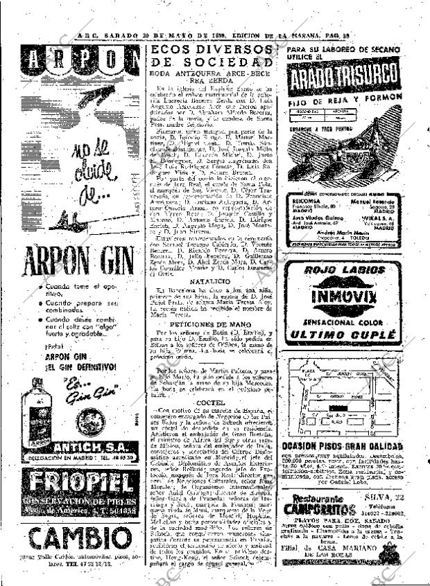 ABC MADRID 30-05-1959 página 58