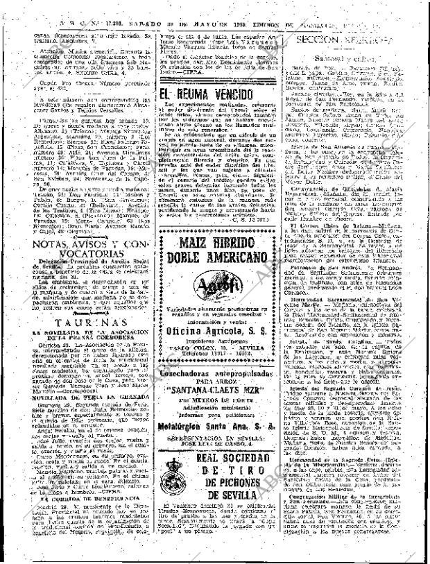 ABC SEVILLA 30-05-1959 página 34