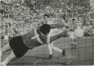 Final de la Copa de Europa entre el Real Madrid y el Stade de Reims