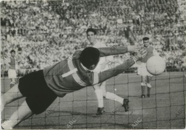 Final de la Copa de Europa entre el Real Madrid y el Stade de Reims