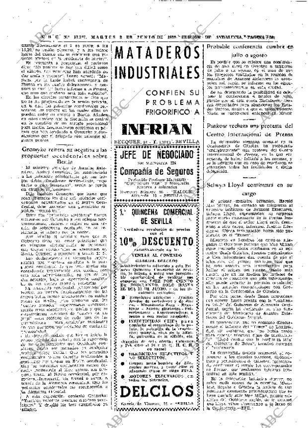 ABC SEVILLA 02-06-1959 página 20