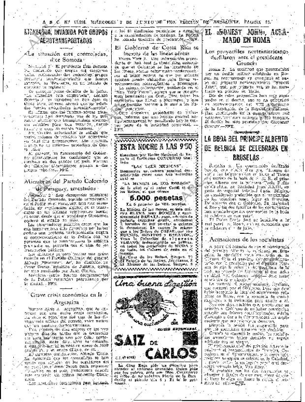 ABC SEVILLA 03-06-1959 página 23