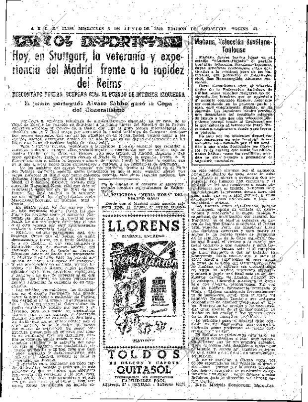 ABC SEVILLA 03-06-1959 página 31