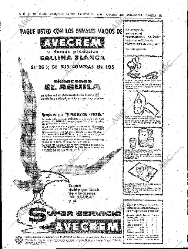 ABC SEVILLA 14-06-1959 página 58