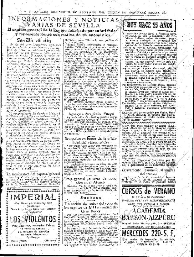 ABC SEVILLA 14-06-1959 página 59