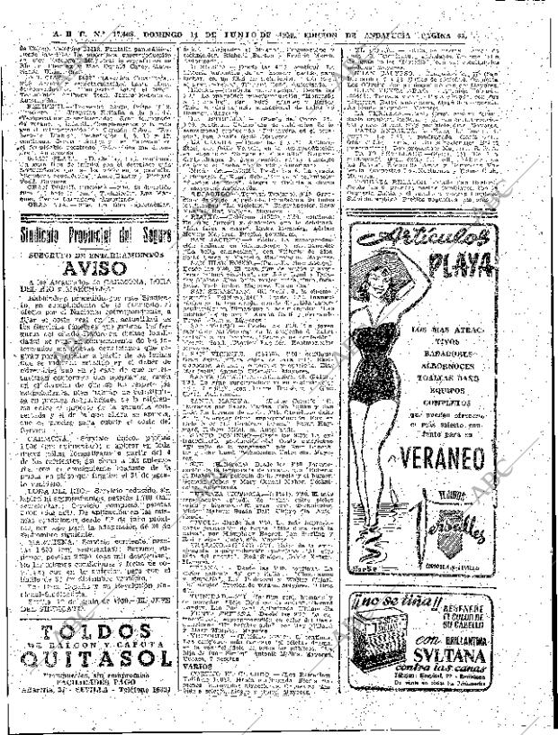 ABC SEVILLA 14-06-1959 página 68