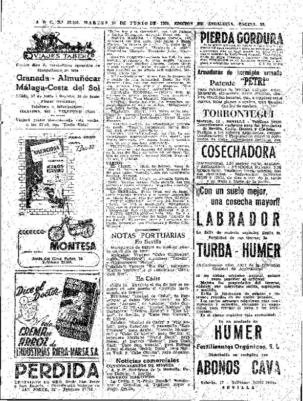 ABC SEVILLA 16-06-1959 página 35