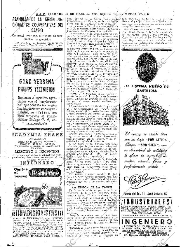 ABC MADRID 19-06-1959 página 42