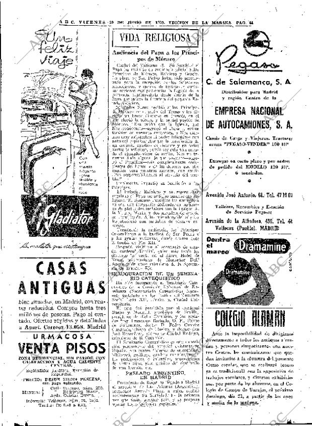 ABC MADRID 19-06-1959 página 44