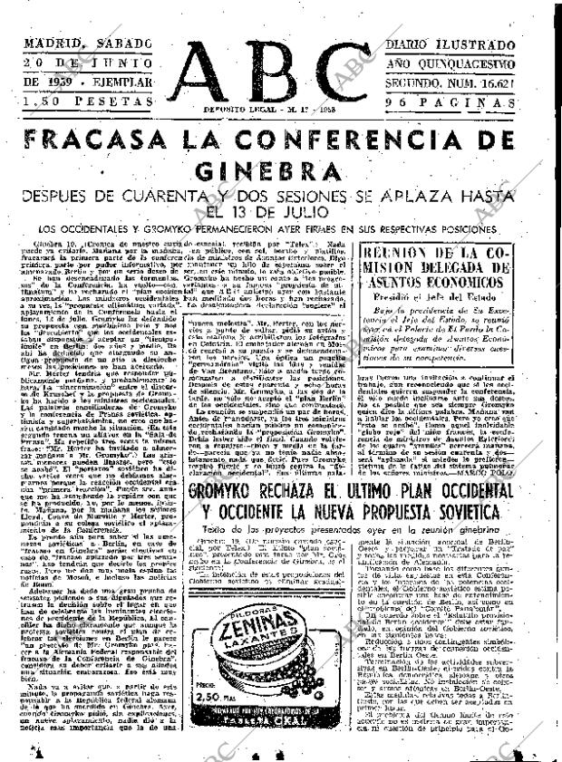 ABC MADRID 20-06-1959 página 47