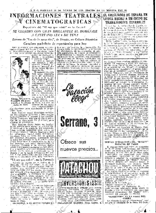 ABC MADRID 20-06-1959 página 81