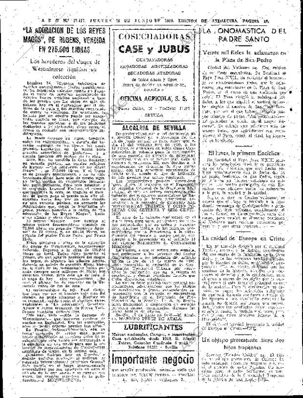 ABC SEVILLA 25-06-1959 página 18