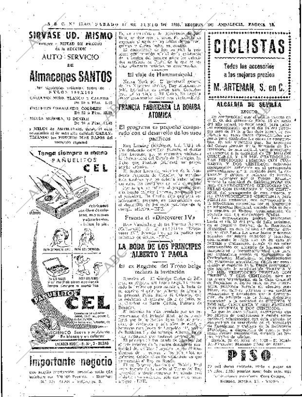 ABC SEVILLA 27-06-1959 página 18