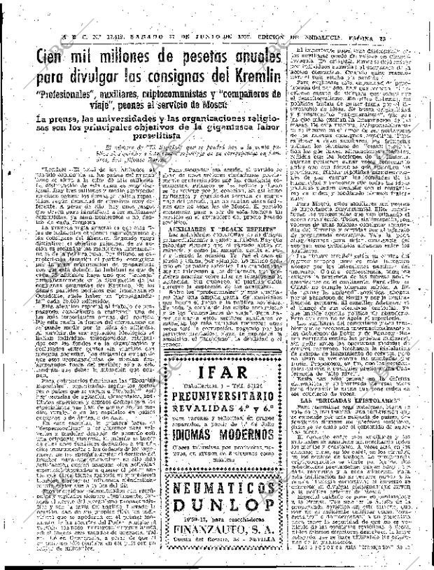 ABC SEVILLA 27-06-1959 página 23